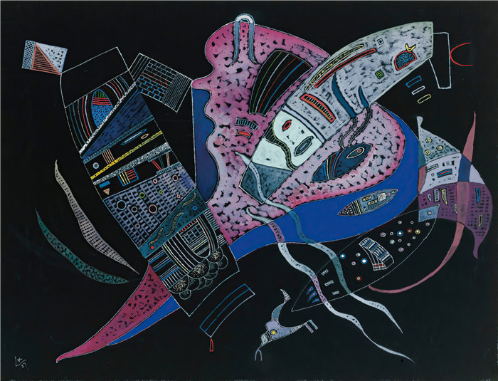 瓦西里·康定斯基（Wassily Kandinsky，俄罗斯画家）作品-集中 (1937)
