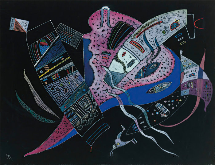 瓦西里·康定斯基(Wassily Kandinsky,俄罗斯画家)作品-集中 (1937)