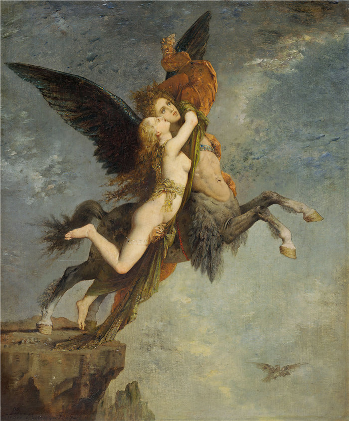 古斯塔夫·莫罗（Gustave Moreau，法国画家)-奇美拉 (1867)