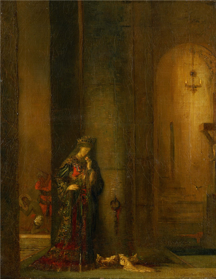 古斯塔夫·莫罗（Gustave Moreau，法国画家)-监狱里的莎乐美