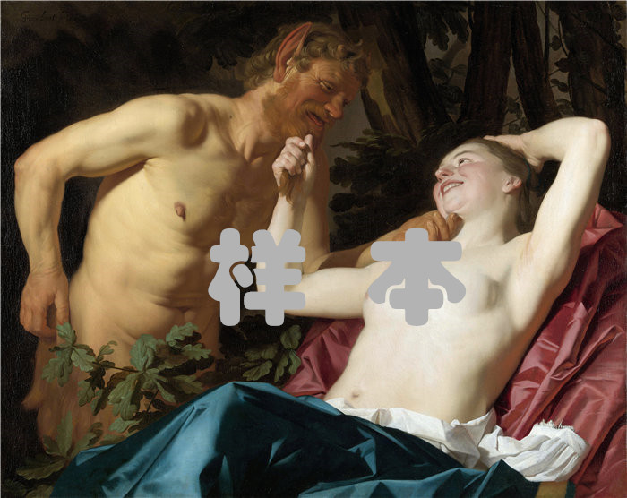 格里特·范·霍恩霍斯特(Gerrit van Honthorst,荷兰)-色狼和若虫 (1623)