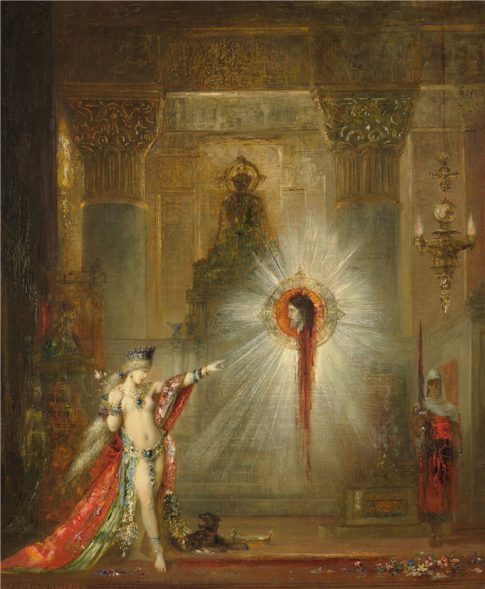 古斯塔夫·莫罗（Gustave Moreau，法国画家)-幻影（1876-1877）