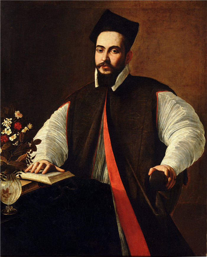 卡拉瓦乔（Caravaggio，意大利画家）-教皇乌尔班八世肖像