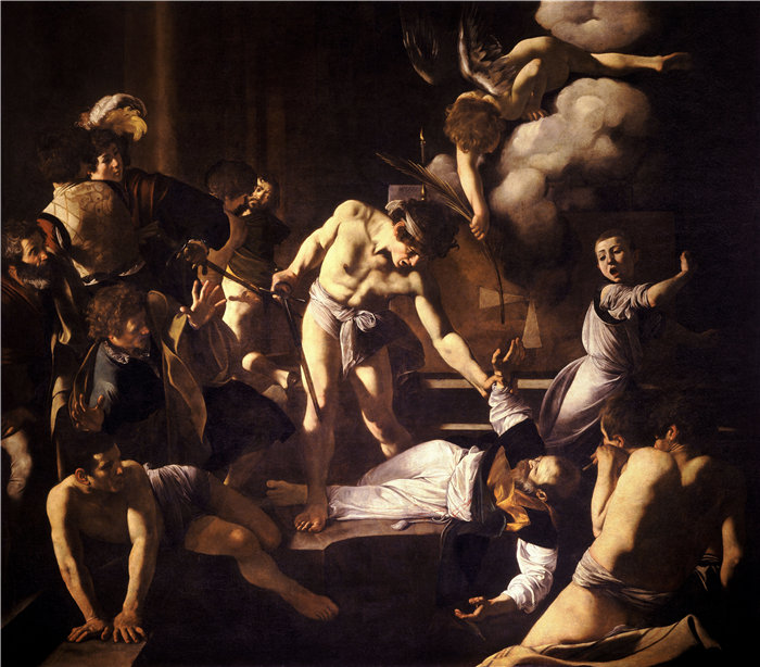 卡拉瓦乔（Caravaggio，意大利画家）-圣马太殉难（约 1599-1600 年）