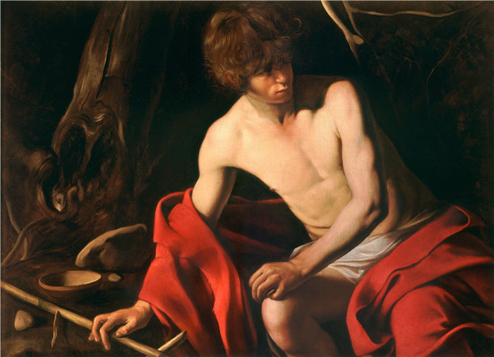 卡拉瓦乔（Caravaggio，意大利画家）-施洗者圣约翰 (1603)