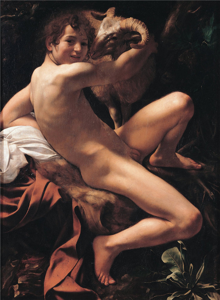 卡拉瓦乔（Caravaggio，意大利画家）-施洗者圣约翰 (1602)