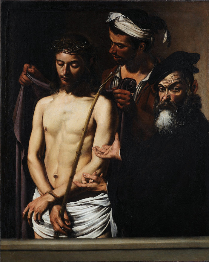 卡拉瓦乔（Caravaggio，意大利画家）-Ecce Homo（大约 1605 年）