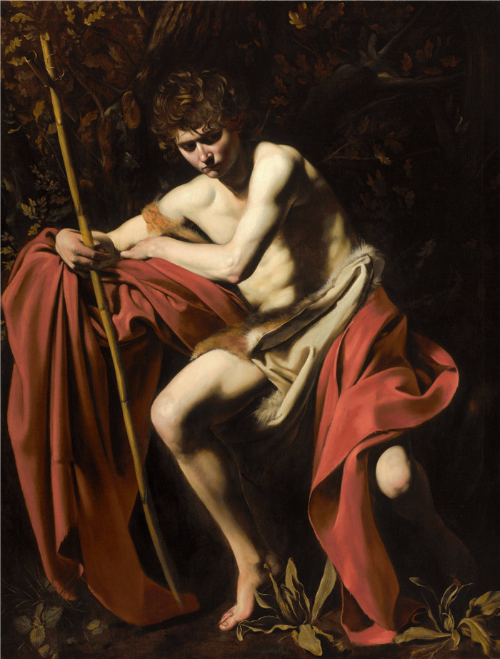 卡拉瓦乔（Caravaggio，意大利画家）-旷野中的施洗者圣约翰
