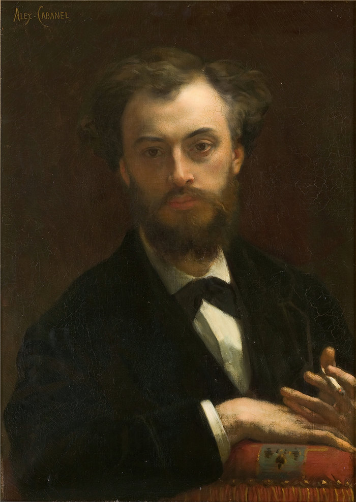 亚历山大·卡巴内尔（Alexandre Cabanel，法国画家）- 皮埃尔·卡巴内尔肖像（1883 年）