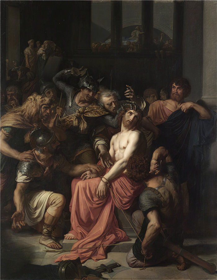 亚历山大·卡巴内尔（Alexandre Cabanel，法国画家）- Jésus dans le prétoire (1845)