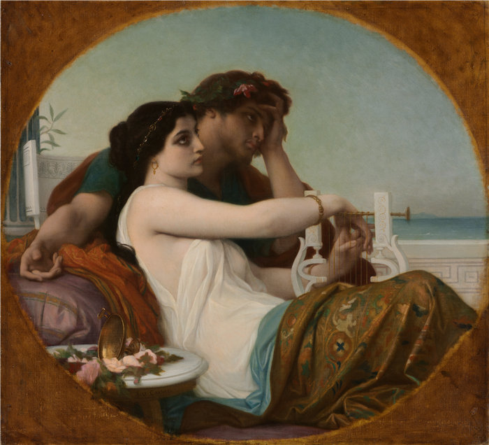 亚历山大·卡巴内尔（Alexandre Cabanel，法国画家）- 藻类和 Boniface ( 1857)