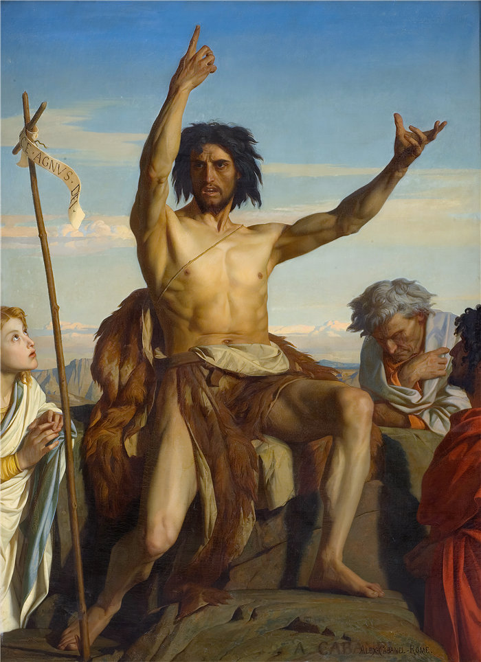 亚历山大·卡巴内尔（Alexandre Cabanel，法国画家）- 圣让-巴蒂斯特 (1849)