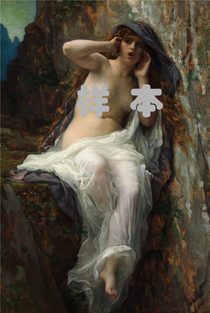 亚历山大·卡巴内尔（Alexandre Cabanel，法国画家）- 回声 (1874)