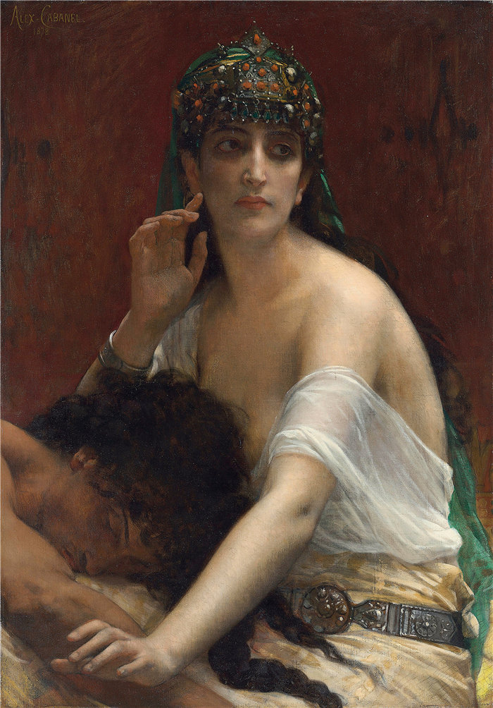 亚历山大·卡巴内尔（Alexandre Cabanel，法国画家）- 参孙与大利拉 (1878)