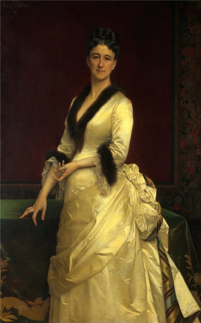 亚历山大·卡巴内尔（Alexandre Cabanel，法国画家）- 凯瑟琳·罗瑞拉德·沃尔夫 (1828–1887)