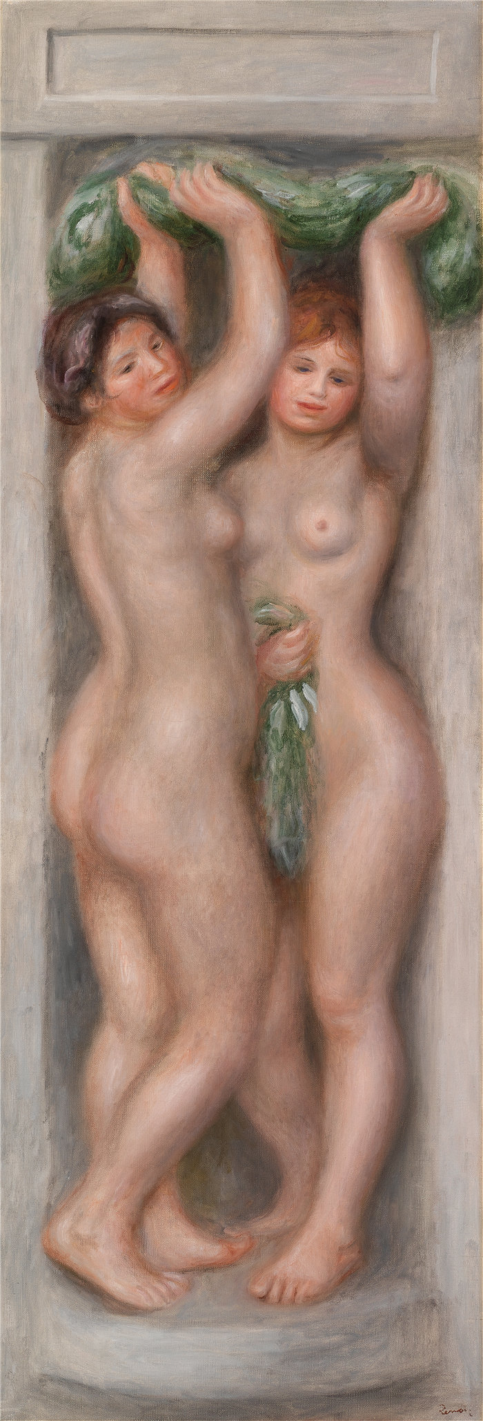 皮埃尔·奥古斯特·雷诺阿(Pierre-Auguste Renoir)作品 –人体油画作品