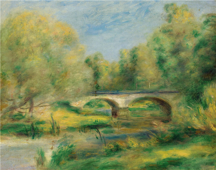 皮埃尔·奥古斯特·雷诺阿（Pierre-Auguste Renoir）作品 –Paysage（佩萨奇） (1905)