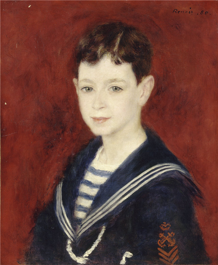 皮埃尔·奥古斯特·雷诺阿（Pierre-Auguste Renoir）作品 –费尔南德·哈尔芬小时候