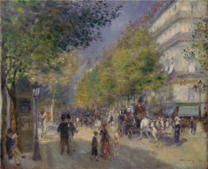 皮埃尔·奥古斯特·雷诺阿（Pierre-Auguste Renoir）作品 –格兰大道