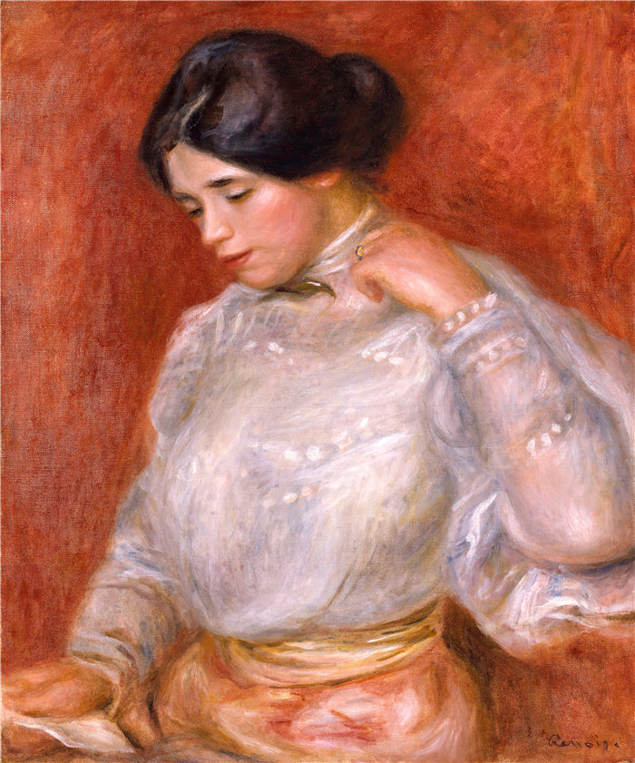 皮埃尔·奥古斯特·雷诺阿(Pierre-Auguste Renoir)作品 –格拉齐埃拉 (1896)