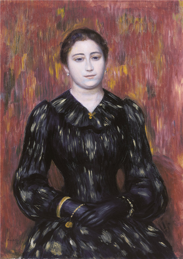 皮埃尔·奥古斯特·雷诺阿（Pierre-Auguste Renoir）作品 –夫人的画像