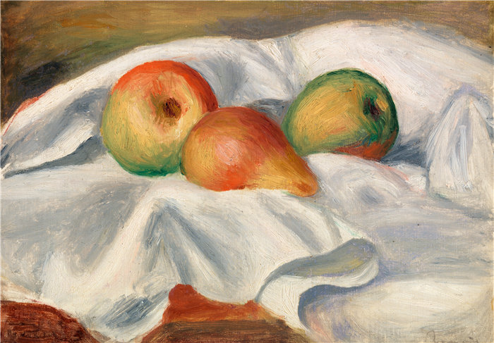 皮埃尔·奥古斯特·雷诺阿(Pierre-Auguste Renoir)作品 –梨(Poires)(约 1890 年)
