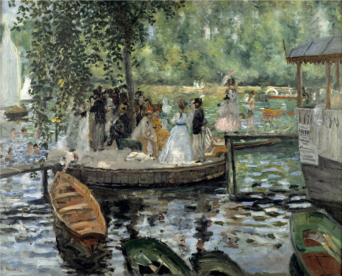 皮埃尔·奥古斯特·雷诺阿(Pierre-Auguste Renoir)作品 –拉格雷努耶尔