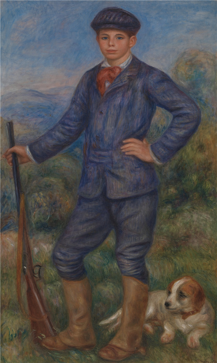 皮埃尔·奥古斯特·雷诺阿(Pierre-Auguste Renoir)作品 –让作为猎人 (1910)