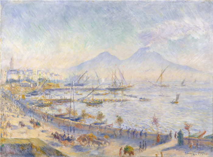 皮埃尔·奥古斯特·雷诺阿(Pierre-Auguste Renoir)作品 –那不勒斯湾 (1881)