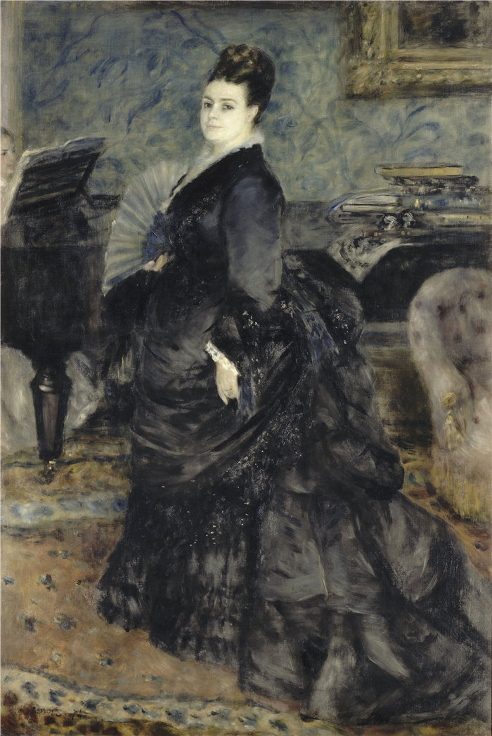 皮埃尔·奥古斯特·雷诺阿(Pierre-Auguste Renoir)作品 –一个女人的肖像,被称为乔治·哈特曼夫人