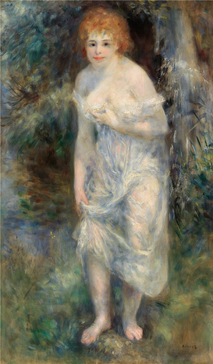 皮埃尔·奥古斯特·雷诺阿(Pierre-Auguste Renoir)作品 –源头 (La Source) (1875)