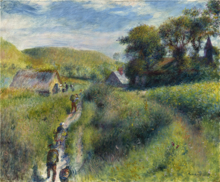 皮埃尔·奥古斯特·雷诺阿(Pierre-Auguste Renoir)作品 –贻贝收获 (1879)