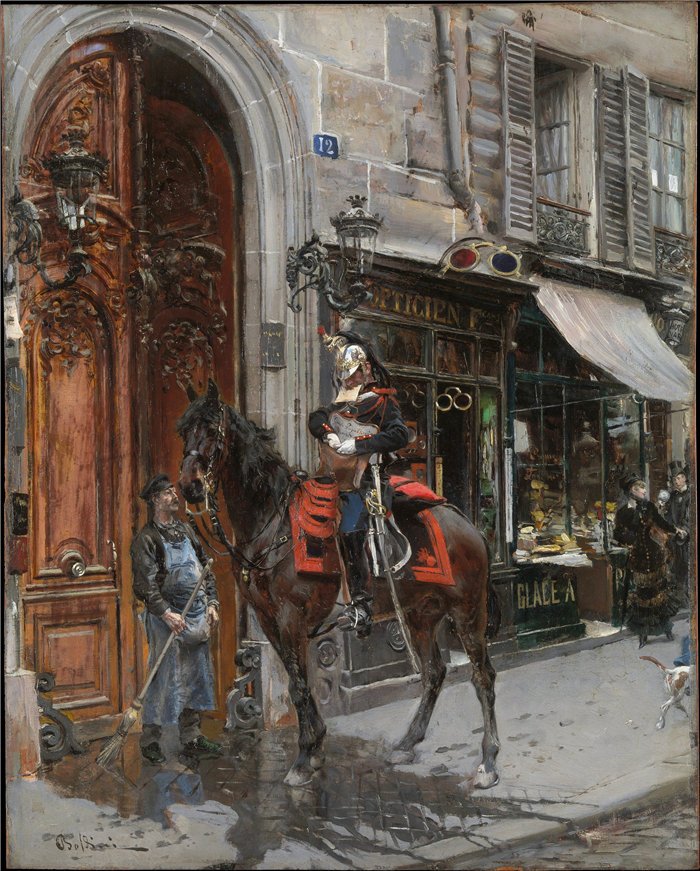 乔瓦尼·博尔迪尼 (Giovanni Boldini,意大利画家)--调度员 (1879)