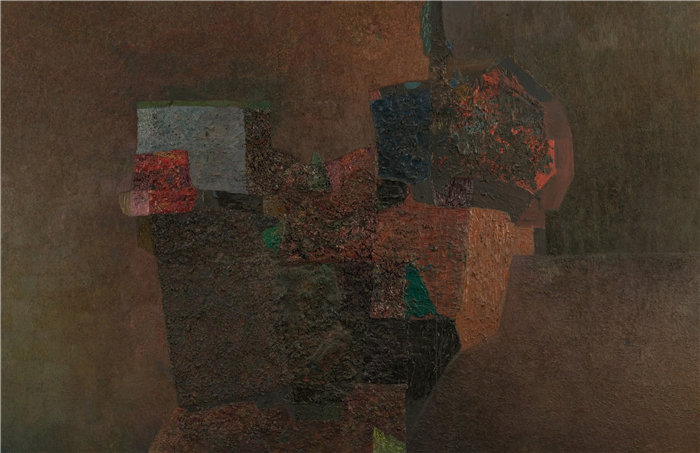 雅各布·魏德曼（Jakob Weidemann，挪威画家）作品-斯科本 (1961)