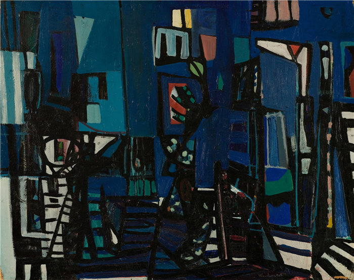 雅各布·魏德曼（Jakob Weidemann，挪威画家）作品-斯蒂莱本 (1947)