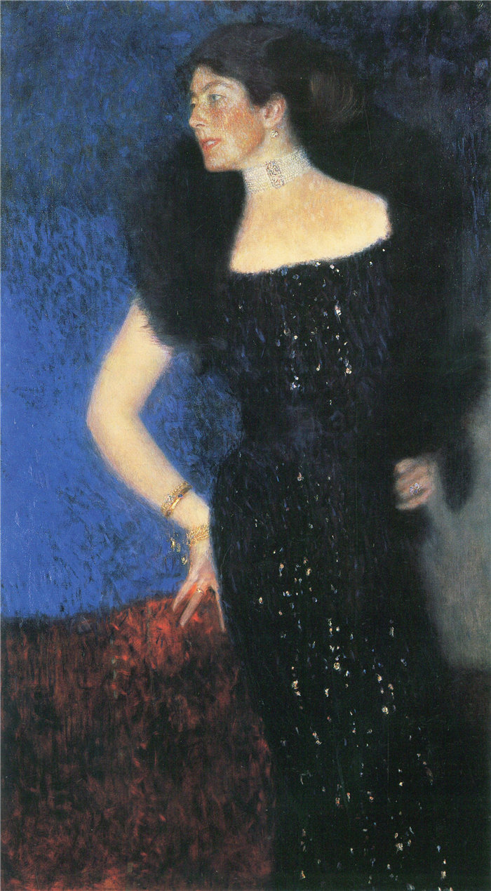 古斯塔夫·克里姆特（Gustav Klimt 奥地利画家）-罗斯·冯·罗斯托恩-弗里德曼 (1900-1901) 的肖像