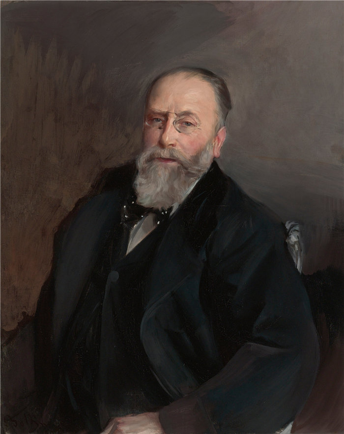 乔瓦尼·博尔迪尼 (Giovanni Boldini，意大利画家)--罗斯柴尔德男爵的肖像（1903 年）
