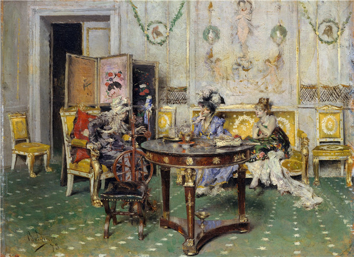 乔瓦尼·博尔迪尼 (Giovanni Boldini,意大利画家)--八卦 (1873)