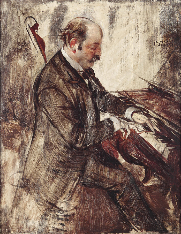 乔瓦尼·博尔迪尼 (Giovanni Boldini，意大利画家)--钢琴家