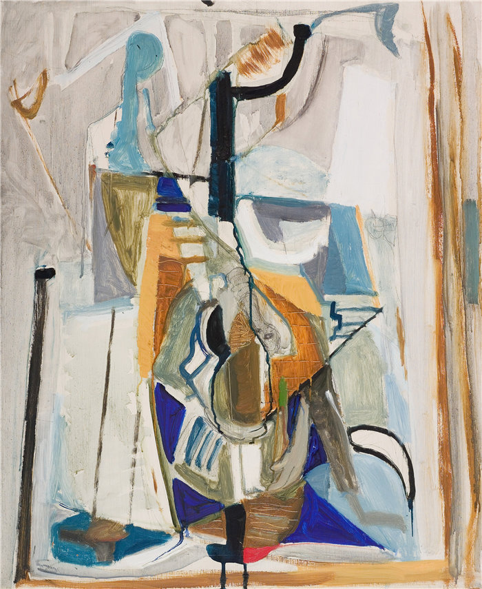 雅各布·魏德曼（Jakob Weidemann，挪威画家）作品-Komposisjon II (1945)