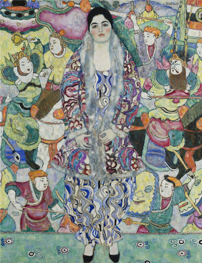 古斯塔夫·克里姆特(Gustav Klimt 奥地利画家)-Friederike Maria Beer 的肖像 (1916)