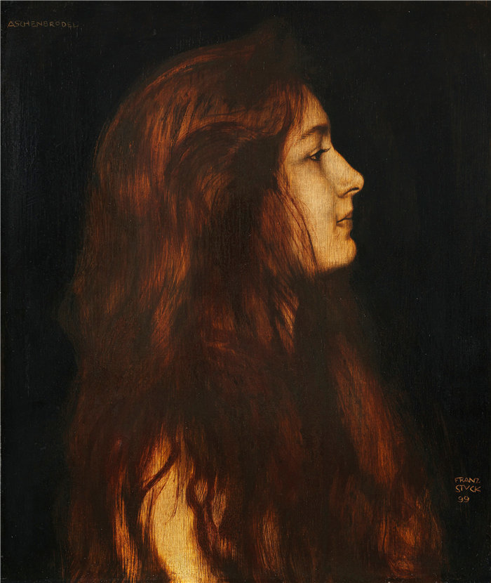 弗朗茨·冯·斯塔克 (Franz von Stuck) 灰姑娘 (1899)
