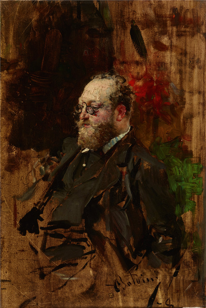 乔瓦尼·博尔迪尼 (Giovanni Boldini，意大利画家)--费尔南德·布林扎的肖像（1878 年）