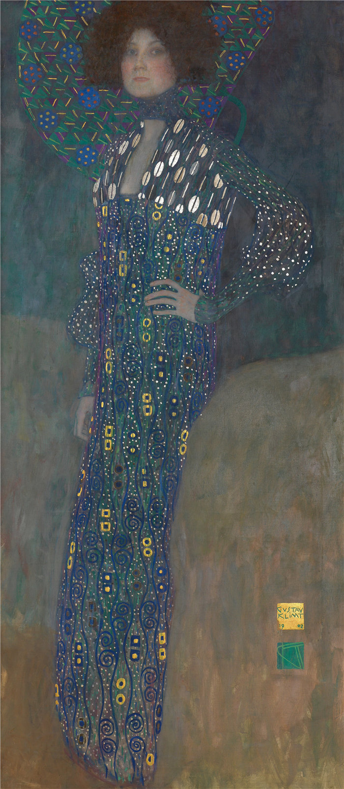 古斯塔夫·克里姆特（Gustav Klimt奥地利画家）-艾米丽·弗利摄 (1902)