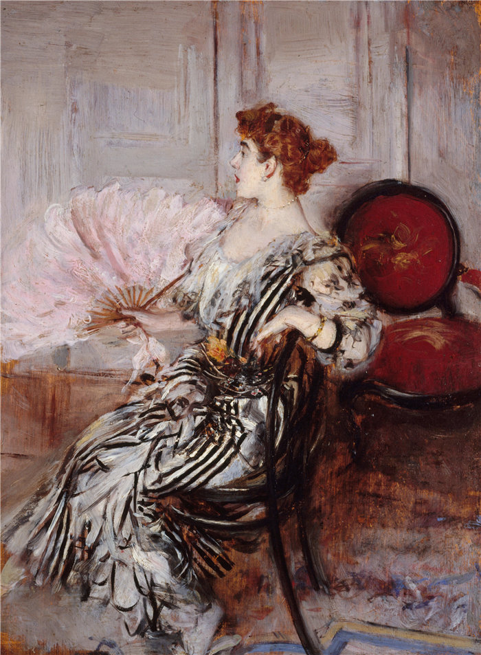 乔瓦尼·博尔迪尼 (Giovanni Boldini，意大利画家)--托里夫人的肖像，歌剧舞曲（1900 年）