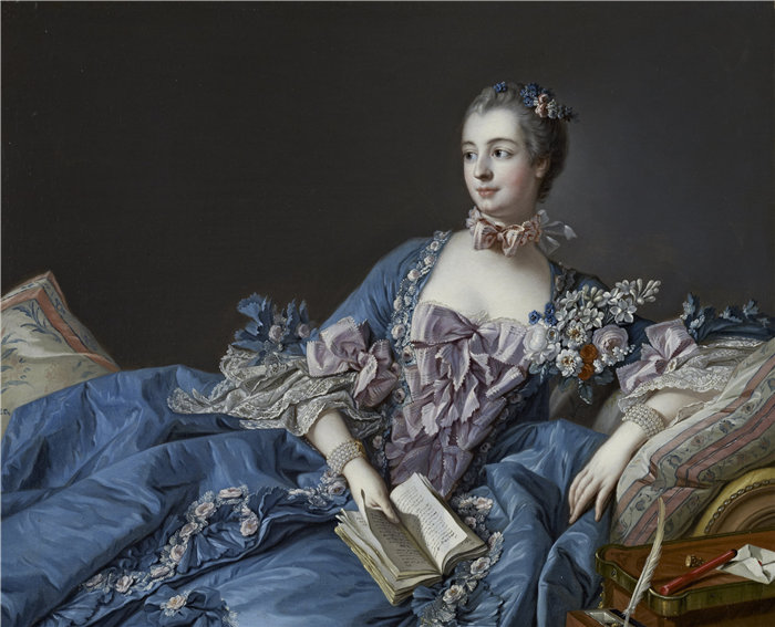 弗朗索瓦·布歇(François Boucher)-蓬巴杜夫人 (Jeanne-Antoinette Poisson, 1721 – 1764)