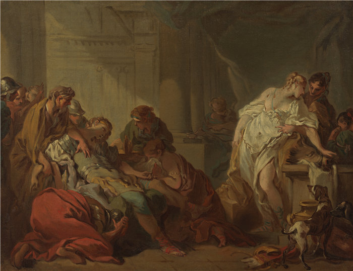 弗朗索瓦·布歇(François Boucher)-Meleager 之死(约 1727 年)