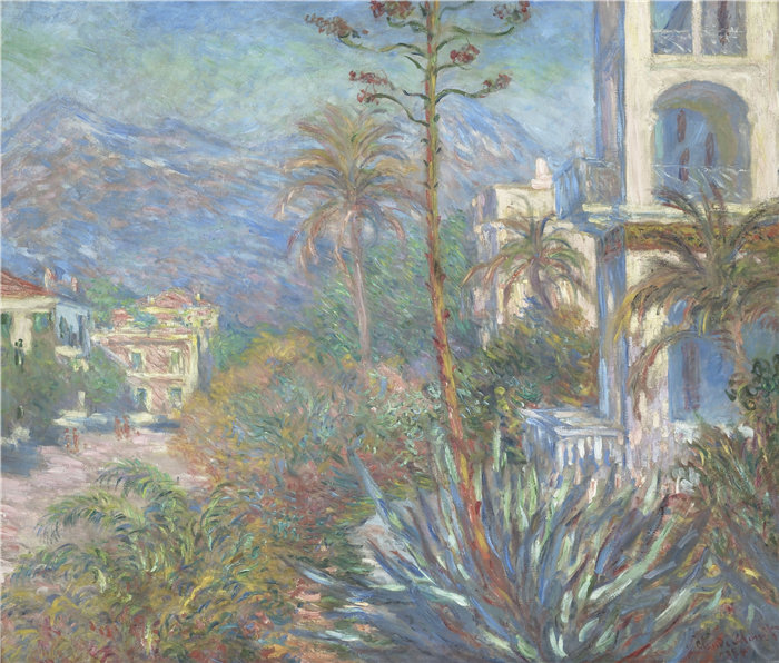 克洛德·莫奈(Claude Monet,法国画家)作品- Bordighera 的别墅 (1884)