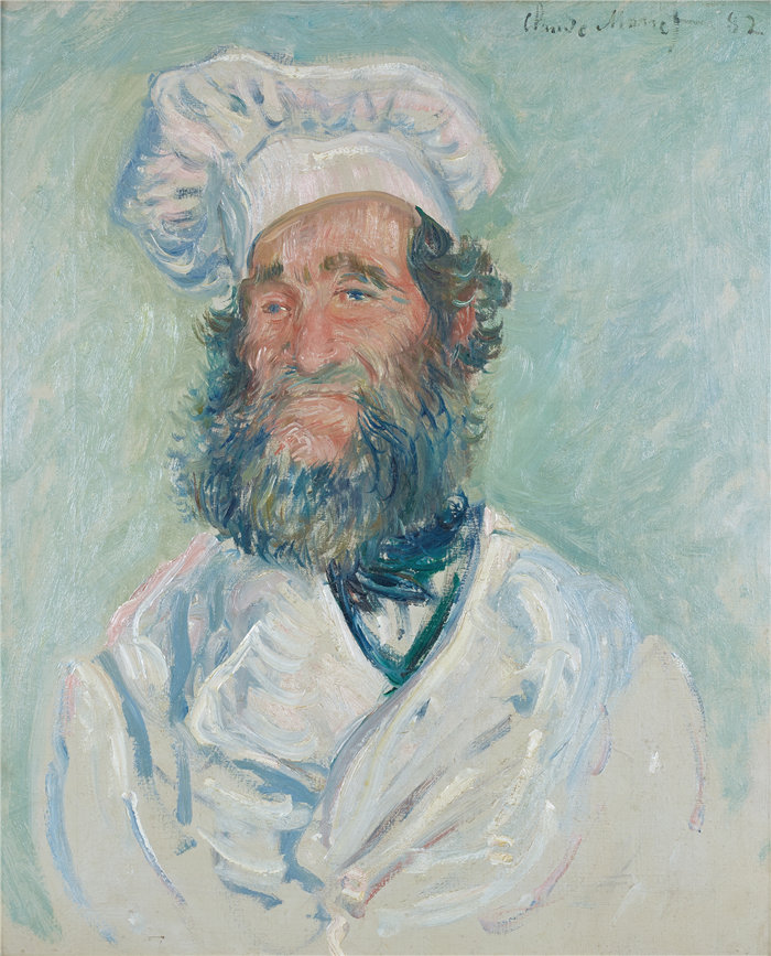 克洛德·莫奈(Claude Monet,法国画家)作品- Der Koch (Le Père Paul) 保罗先生 (1882)