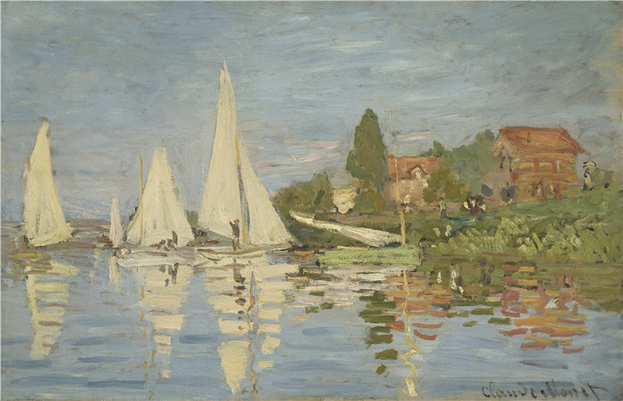 克洛德·莫奈（Claude Monet，法国画家）作品- Argenteuil 的帆船赛（1872 年）